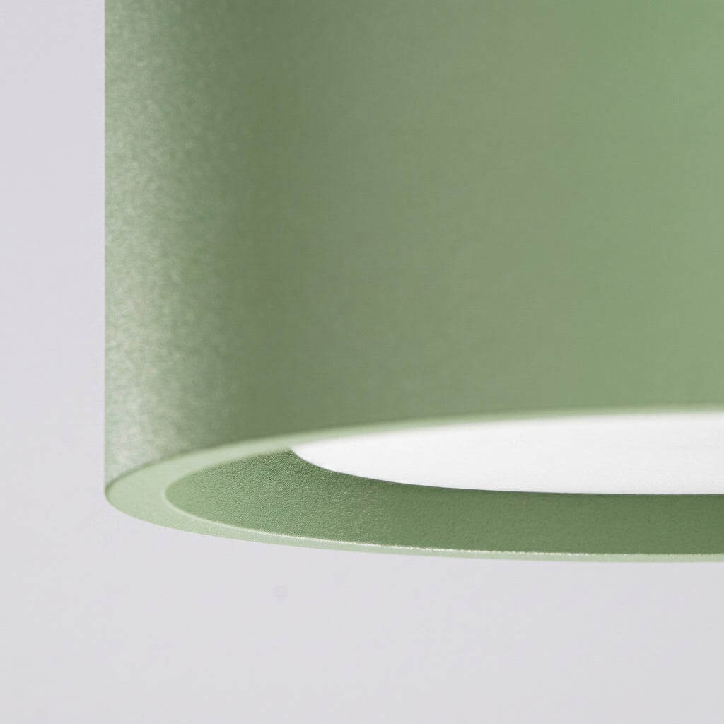 Plafonnier Modo 1 aluminium vert sauge Gx53, vue 5