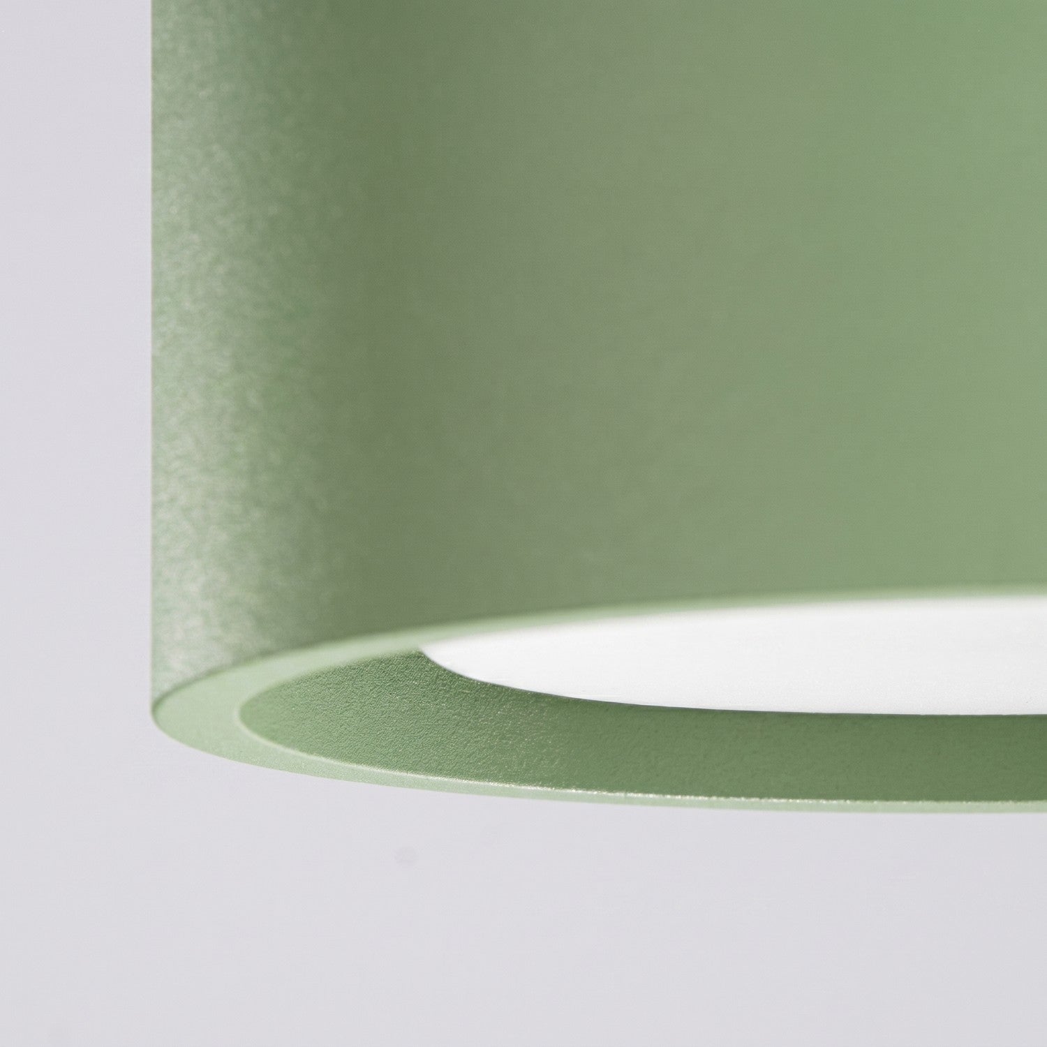 Plafonnier Modo 1 aluminium vert sauge Gx53, vue 5