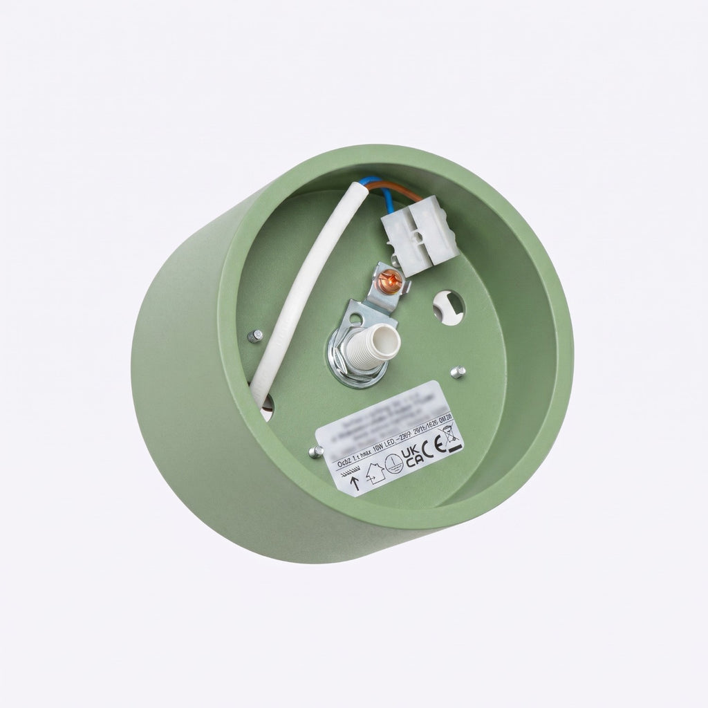 Plafonnier Modo 1 aluminium vert sauge Gx53, vue 7