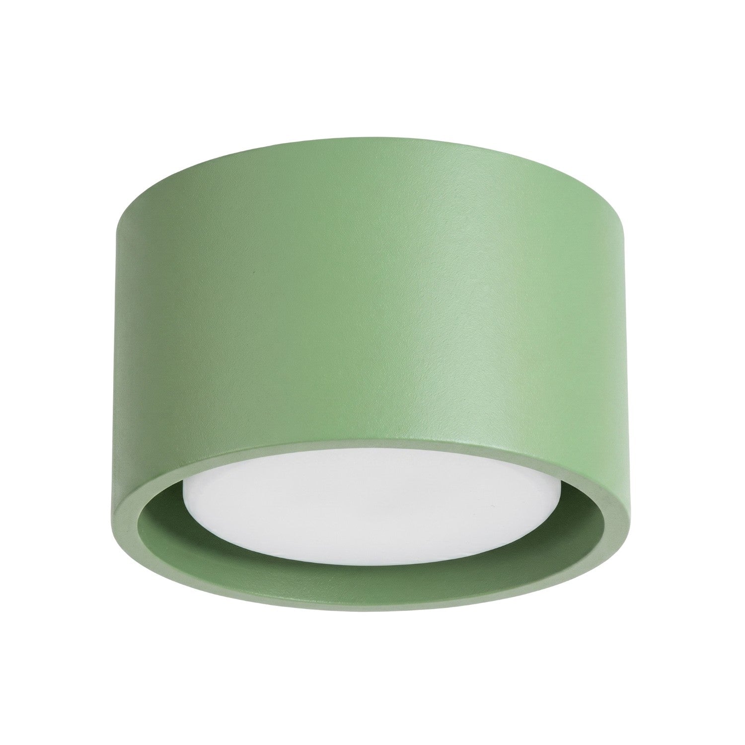 Plafonnier Modo 1 aluminium vert sauge Gx53