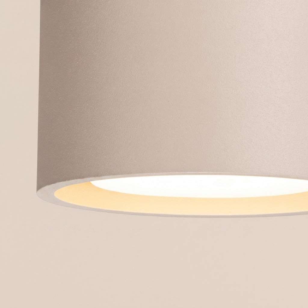 Plafonnier Modo 1 aluminium taupe Gx53, vue 4