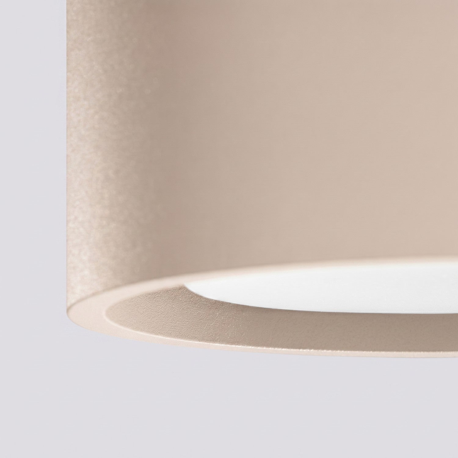 Plafonnier Modo 1 aluminium taupe Gx53, vue 5