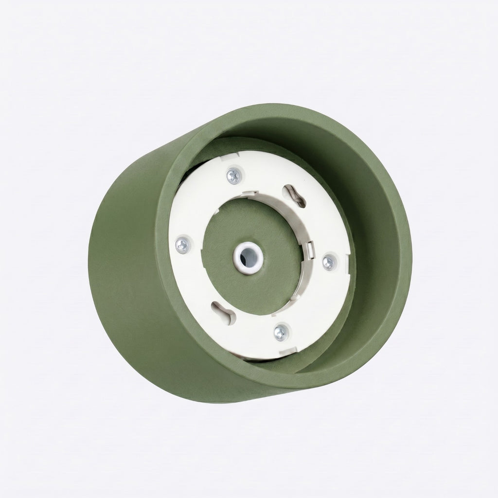Plafonnier Modo 1 aluminium vert olive Gx53, vue 6