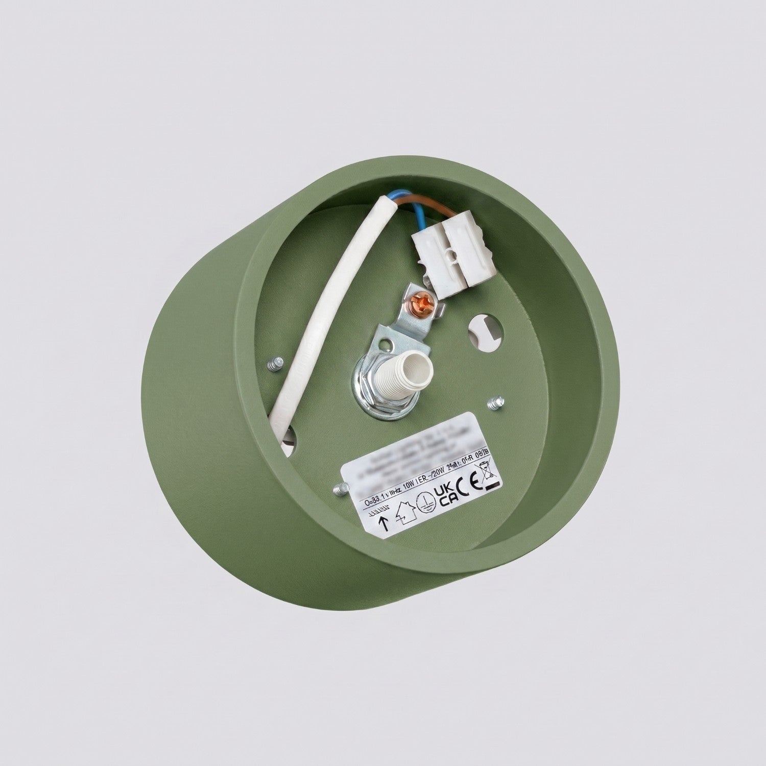 Plafonnier Modo 1 aluminium vert olive Gx53, vue 7