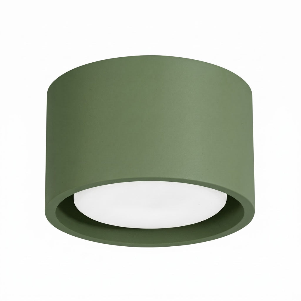 Plafonnier Modo 1 aluminium vert olive Gx53