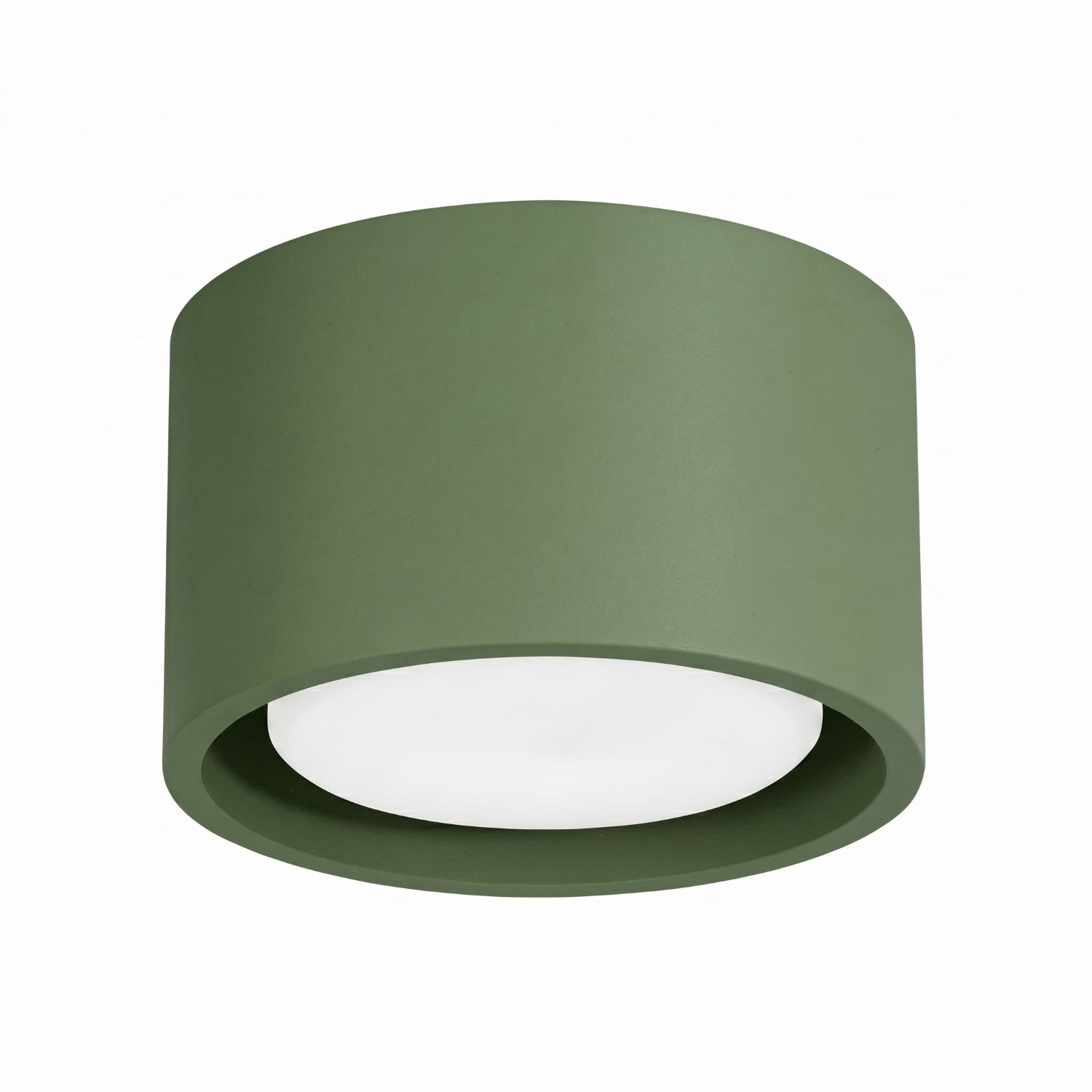 Plafonnier Modo 1 aluminium vert olive Gx53