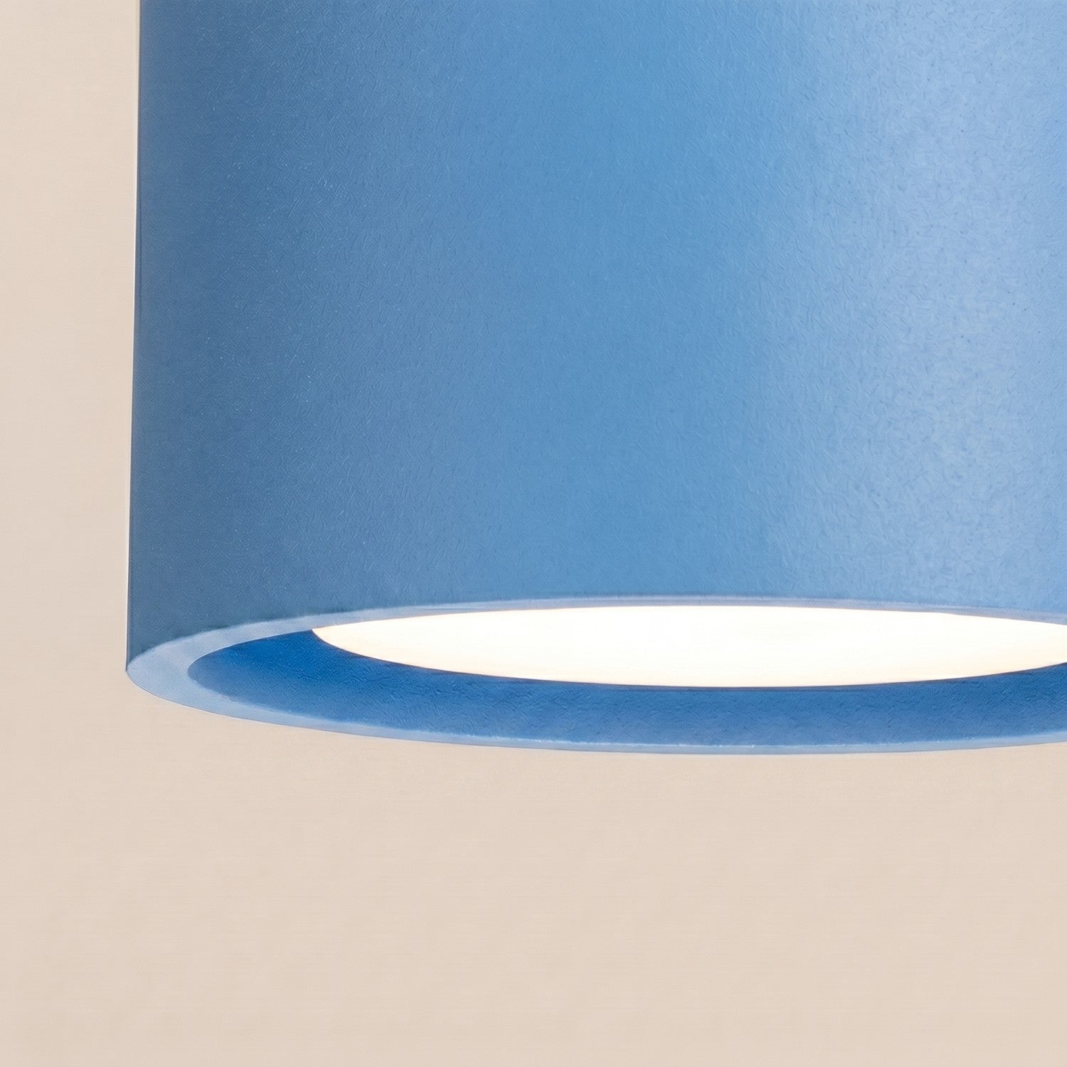 Plafonnier Modo 2 aluminium bleu azur Gx53, vue 4