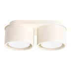 Plafonnier Modo 2 aluminium beige Gx53