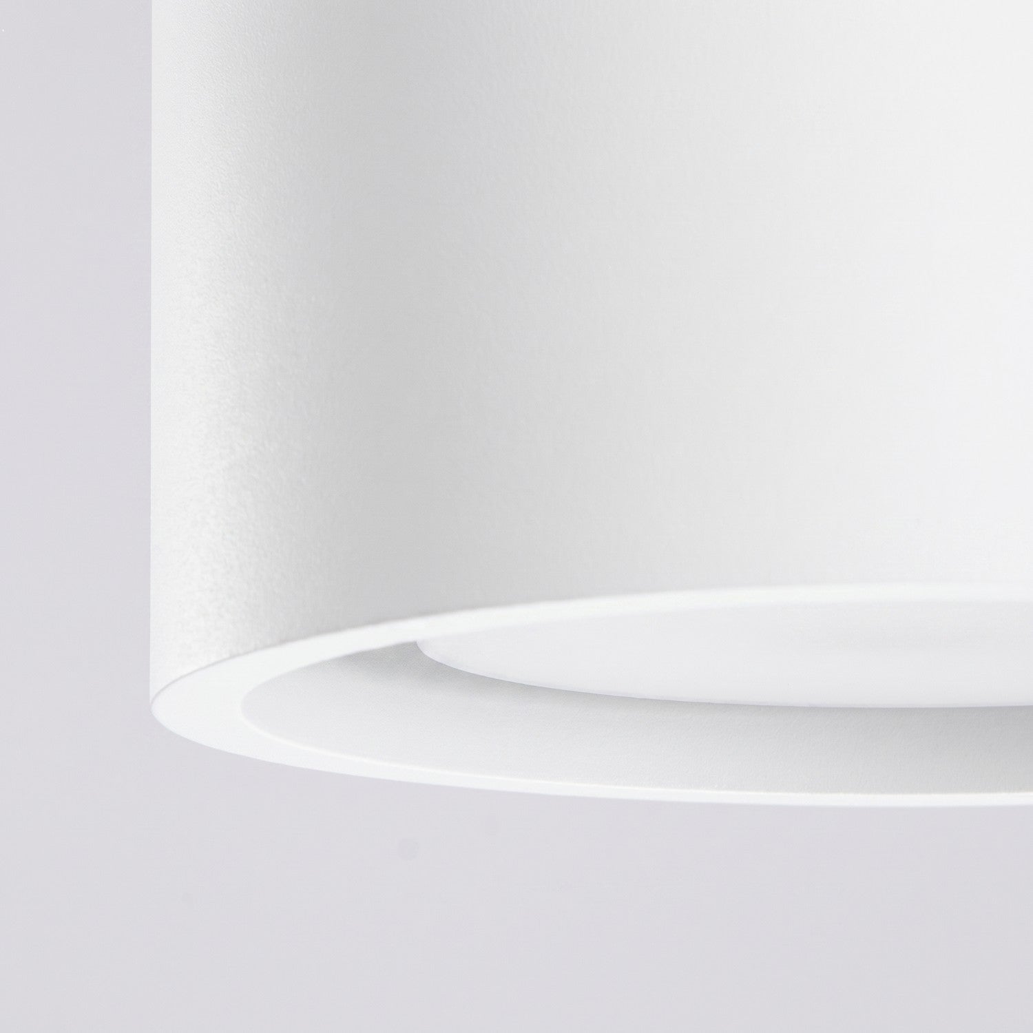 Plafonnier Modo 2 aluminium blanc Gx53, vue 5