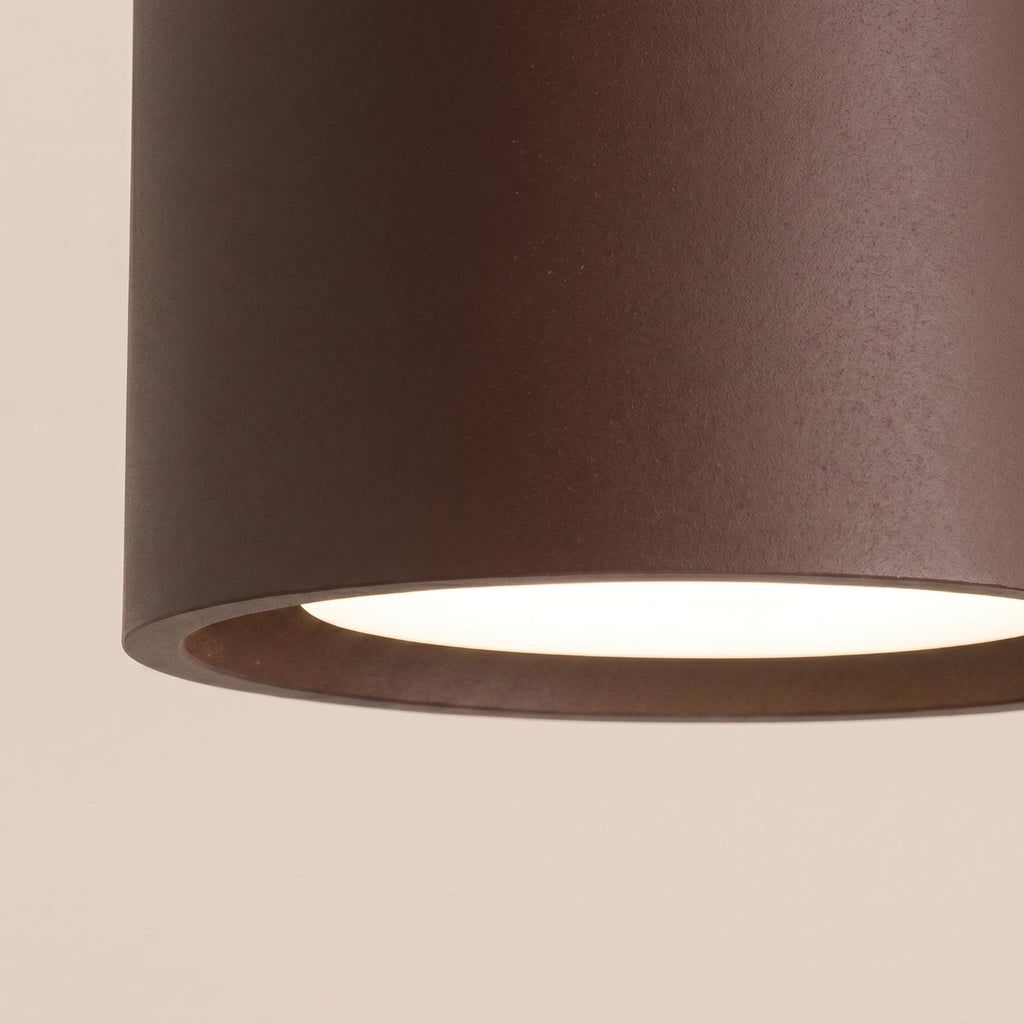Plafonnier Modo 2 aluminium brun Gx53, vue 4