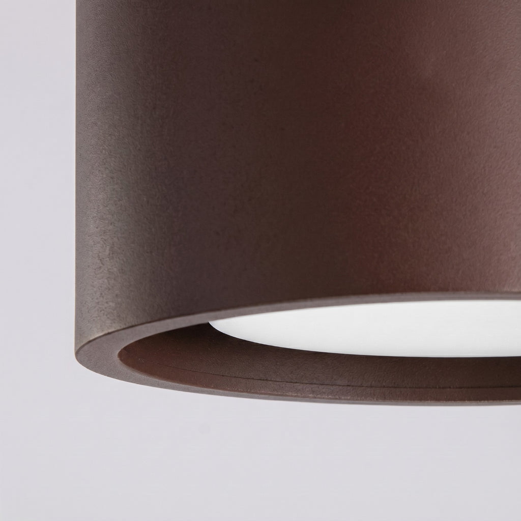 Plafonnier Modo 2 aluminium brun Gx53, vue 5