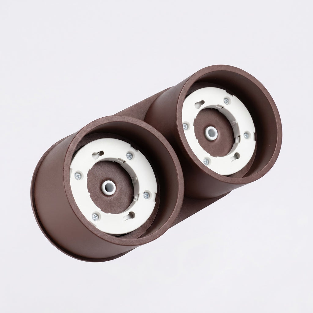 Plafonnier Modo 2 aluminium brun Gx53, vue 6