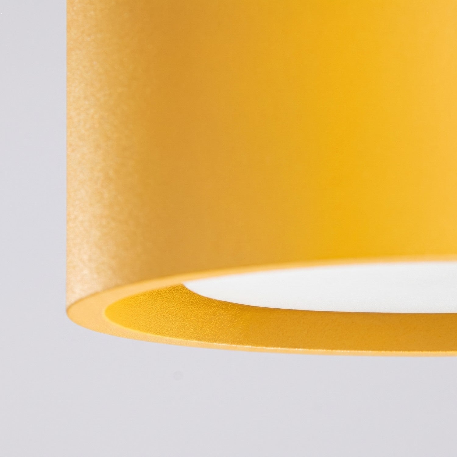 Plafonnier Modo 2 aluminium jaune Gx53, vue 5