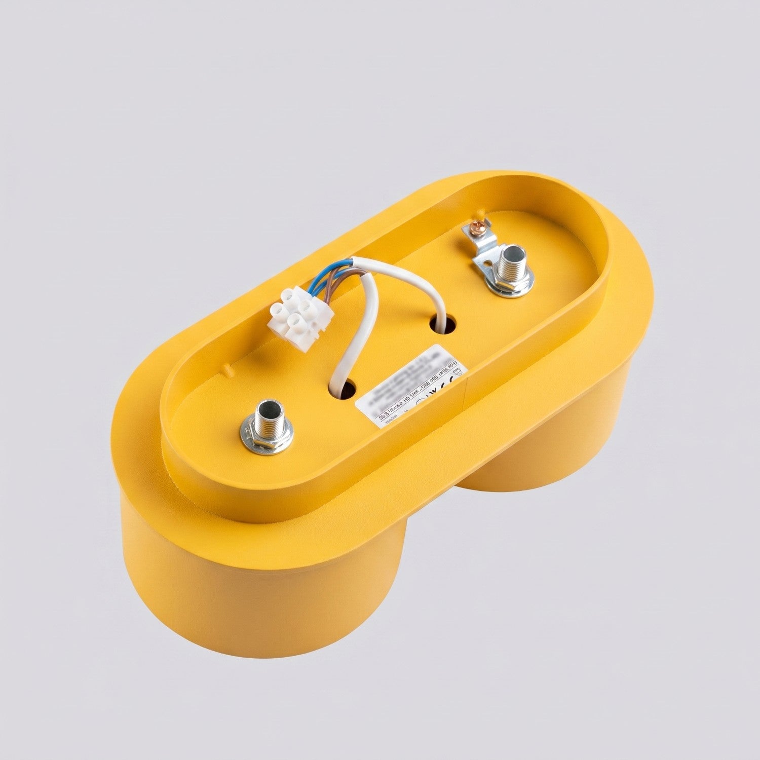 Plafonnier Modo 2 aluminium jaune Gx53, vue 7