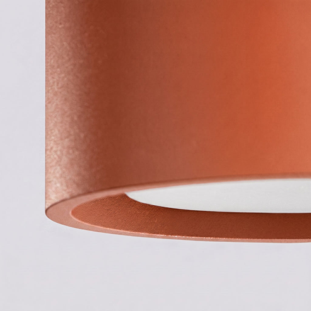 Plafonnier Modo 2 aluminium ocre rouge Gx53, vue 5