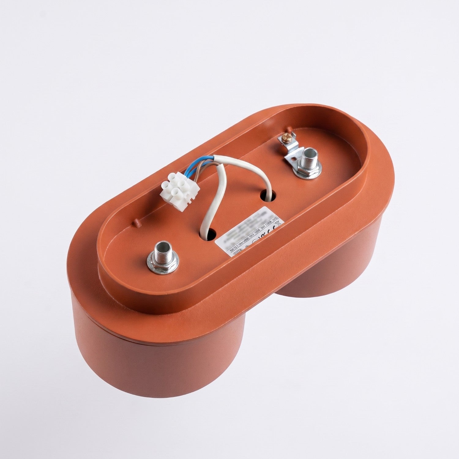 Plafonnier Modo 2 aluminium ocre rouge Gx53, vue 7