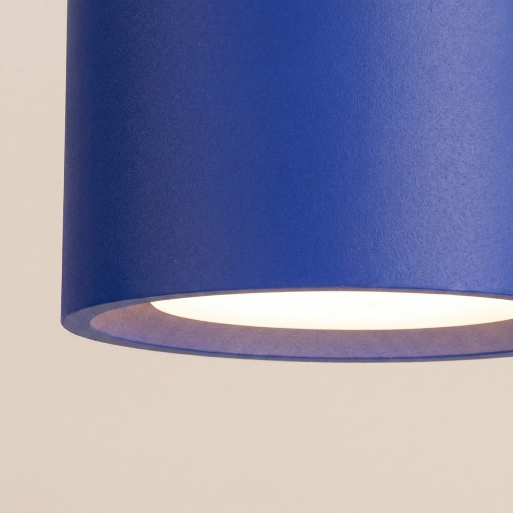 Plafonnier Modo 2 aluminium bleu outremer Gx53, vue 4