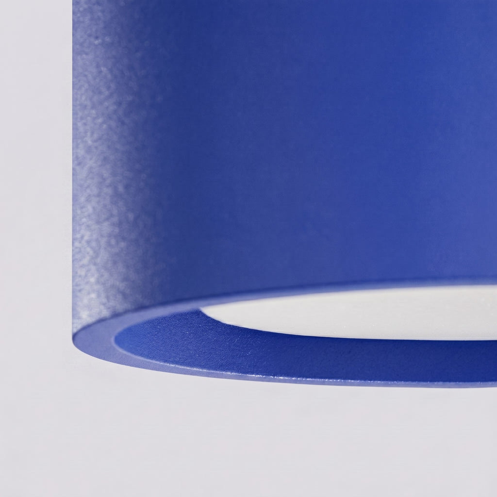 Plafonnier Modo 2 aluminium bleu outremer Gx53, vue 5