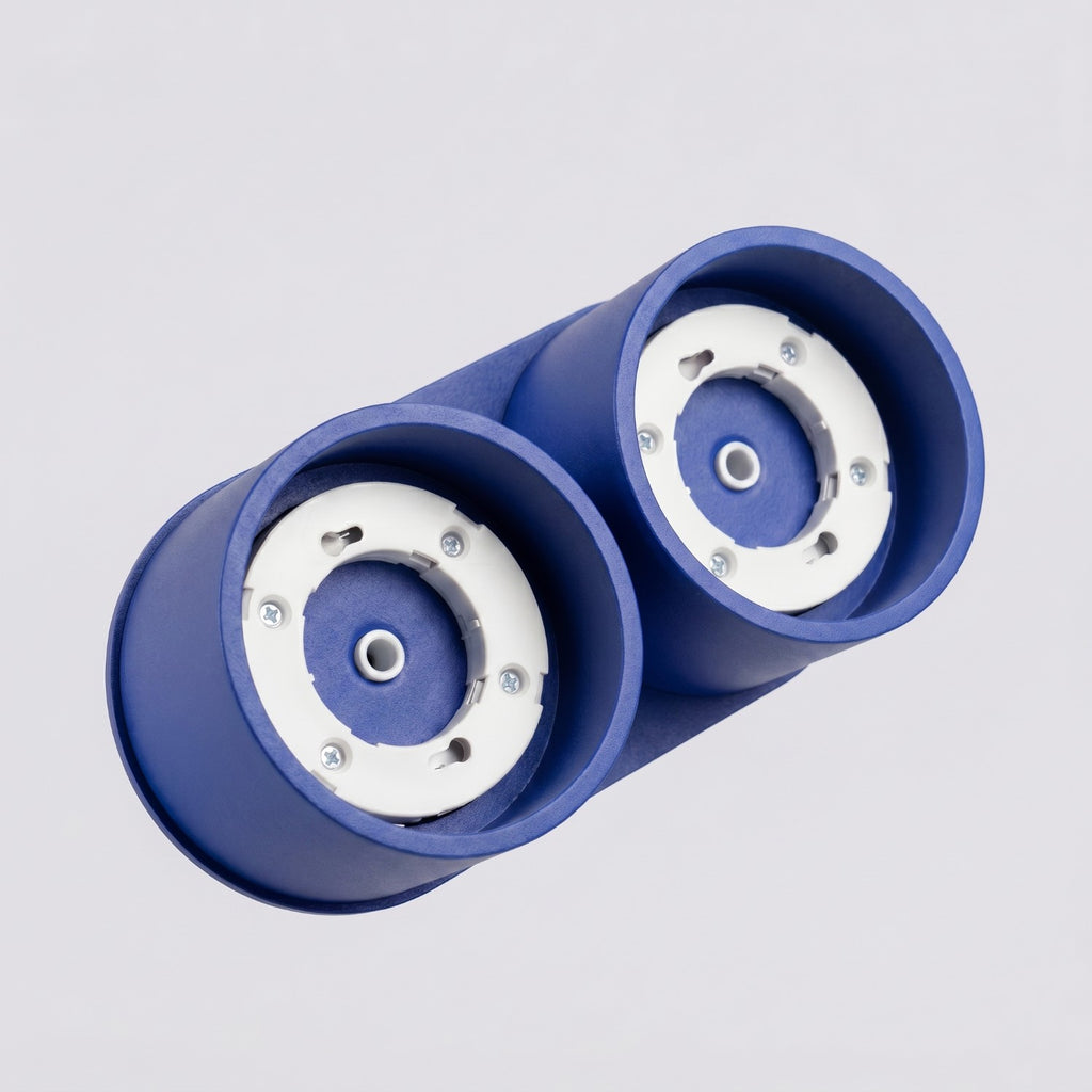 Plafonnier Modo 2 aluminium bleu outremer Gx53, vue 6