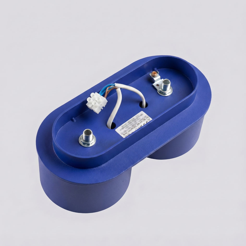 Plafonnier Modo 2 aluminium bleu outremer Gx53, vue 7