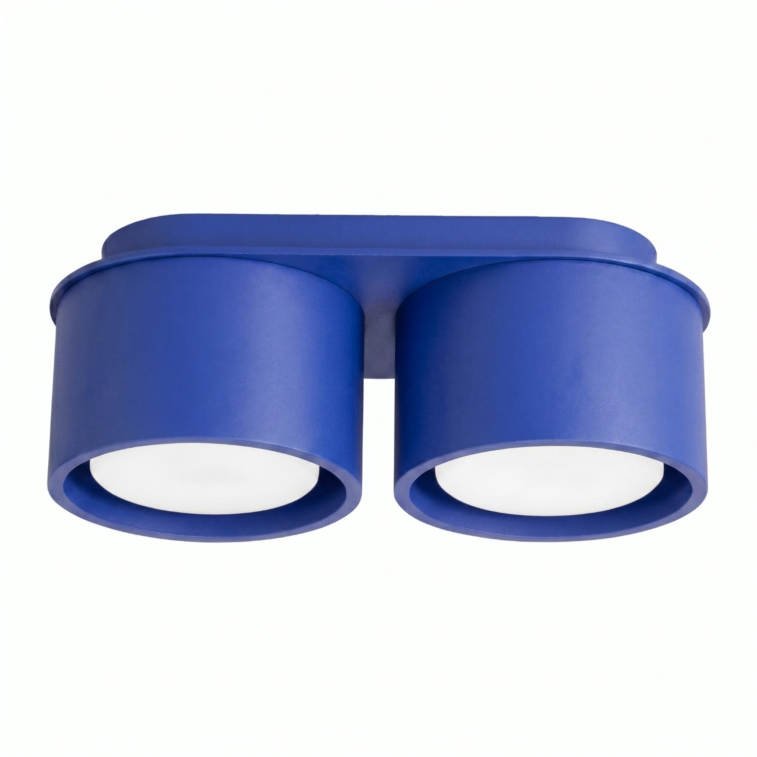 Plafonnier Modo 2 aluminium bleu outremer Gx53