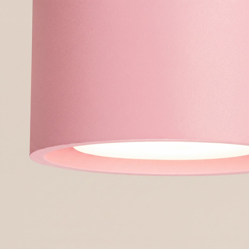 Plafonnier Modo 2 aluminium rose Gx53, vue 4