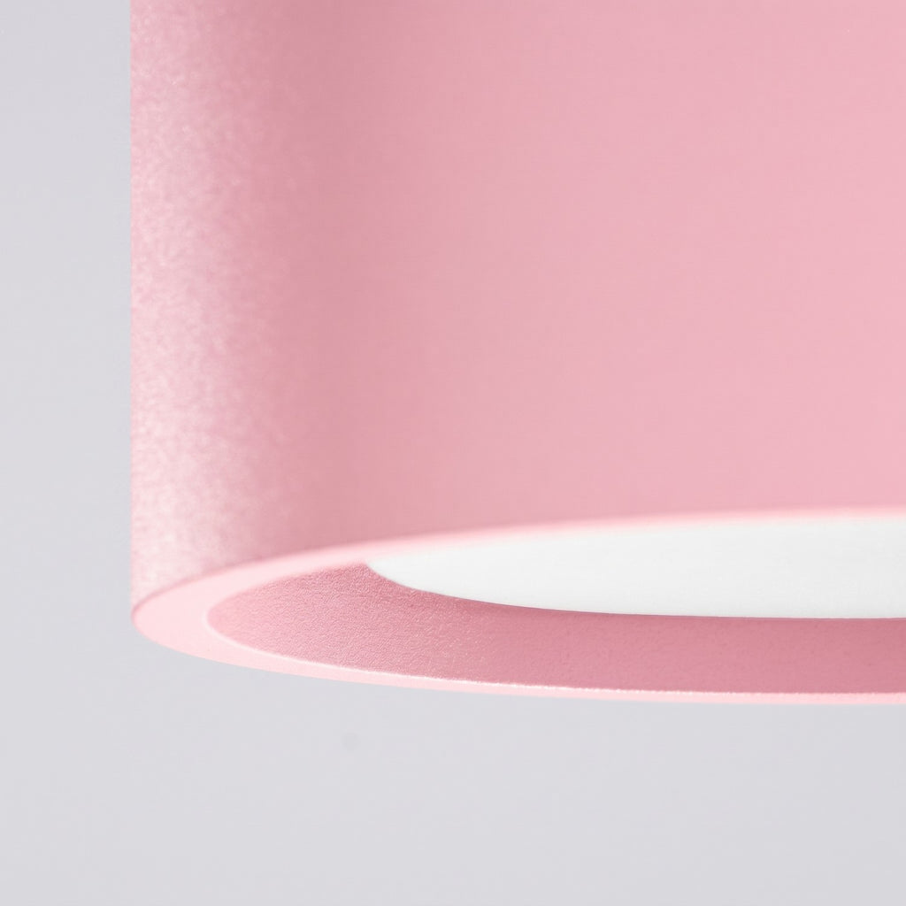 Plafonnier Modo 2 aluminium rose Gx53, vue 5