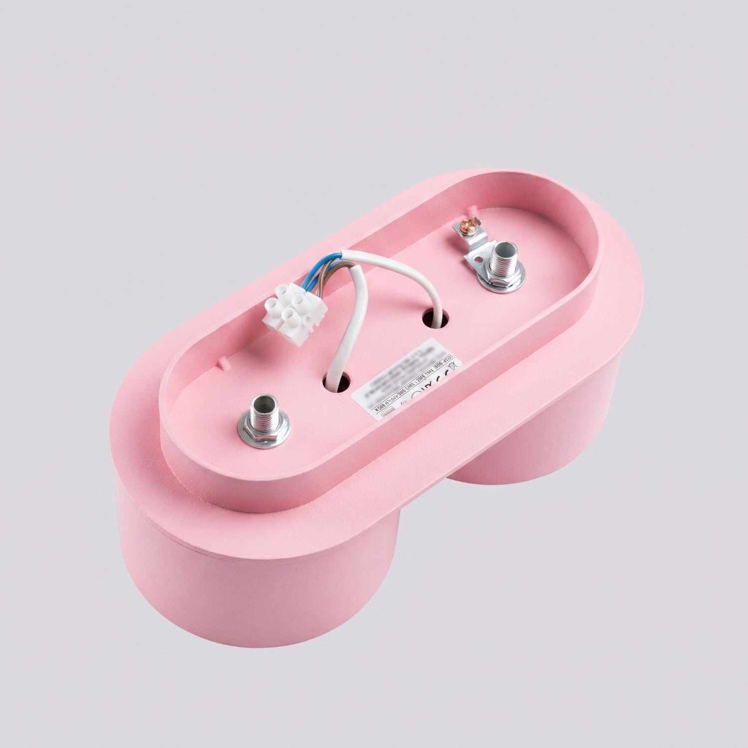 Plafonnier Modo 2 aluminium rose Gx53, vue 7