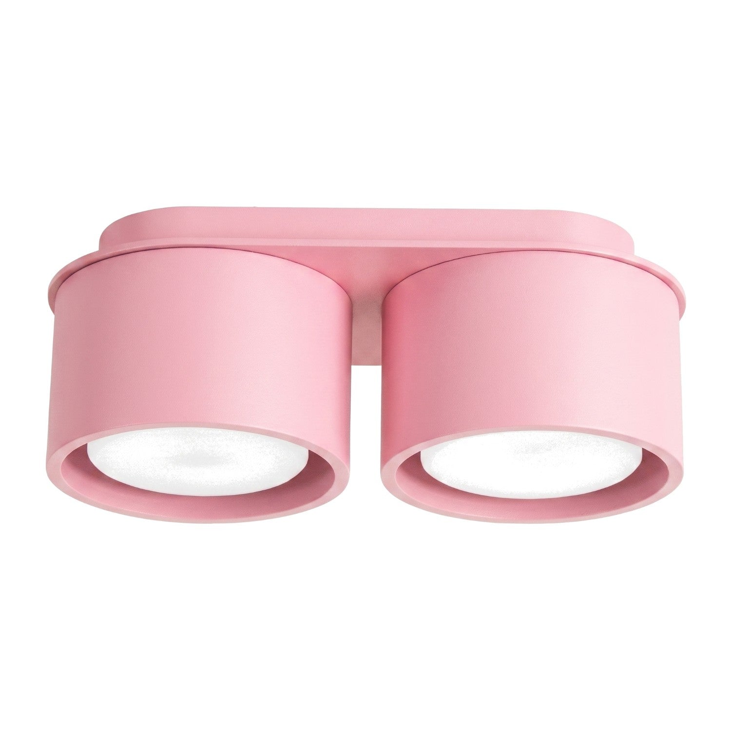 Plafonnier Modo 2 aluminium rose Gx53
