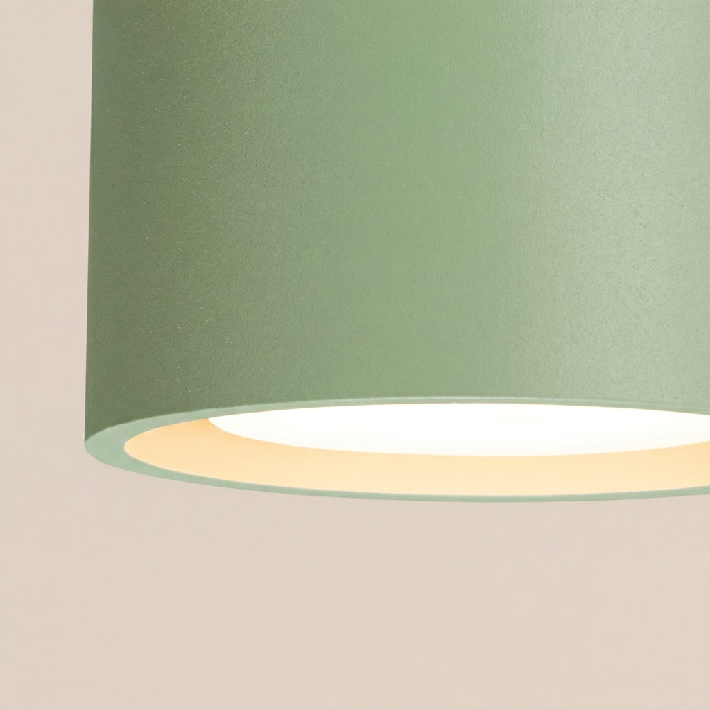 Plafonnier Modo 2 aluminium vert sauge Gx53, vue 4