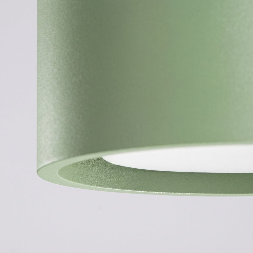 Plafonnier Modo 2 aluminium vert sauge Gx53, vue 5