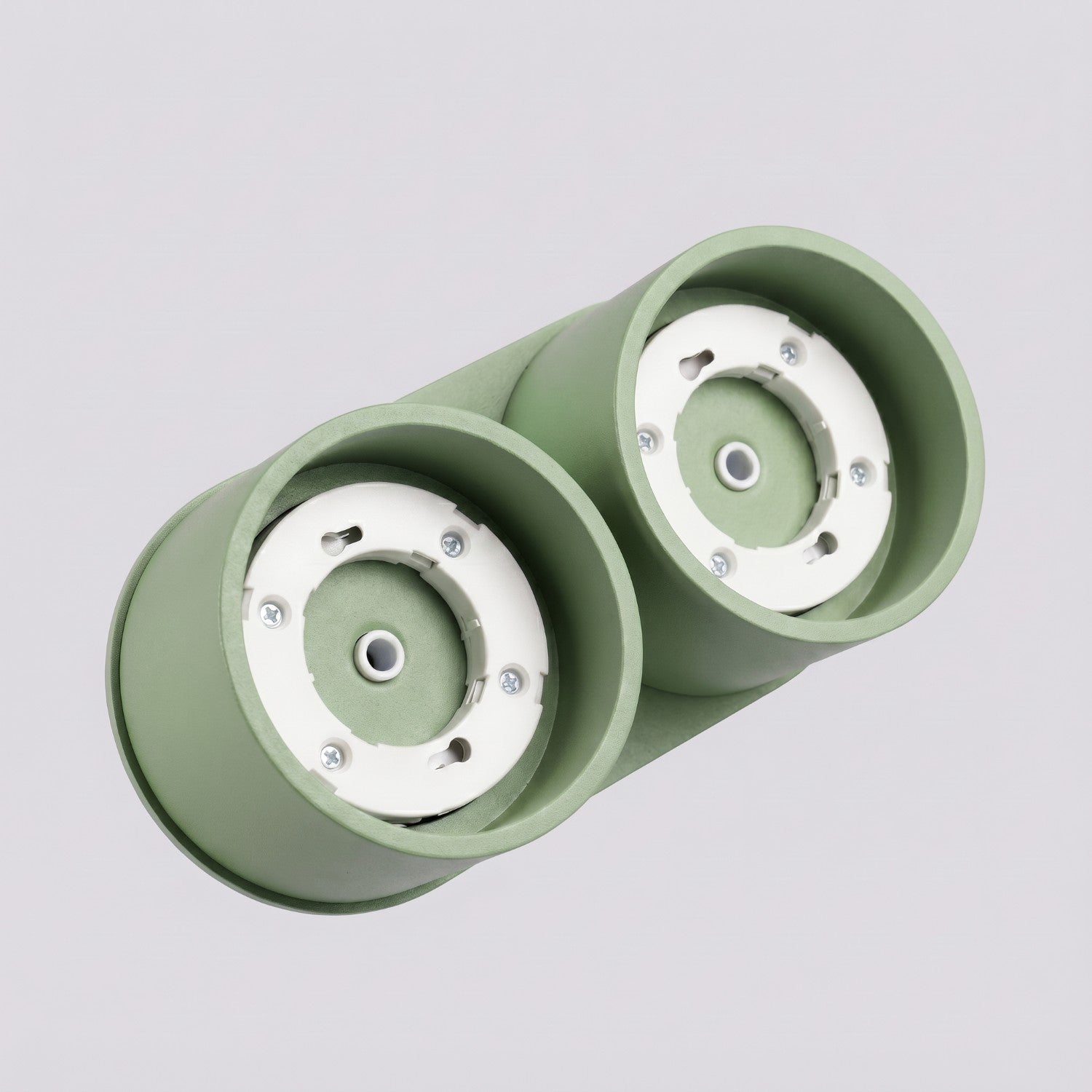 Plafonnier Modo 2 aluminium vert sauge Gx53, vue 6