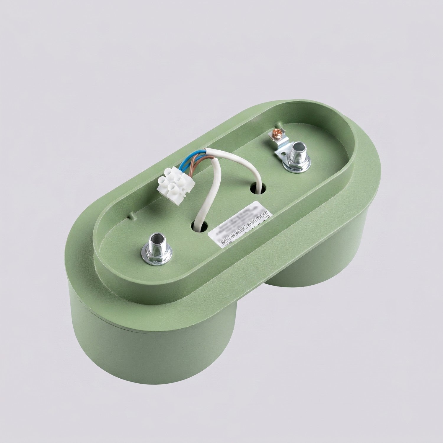 Plafonnier Modo 2 aluminium vert sauge Gx53, vue 7