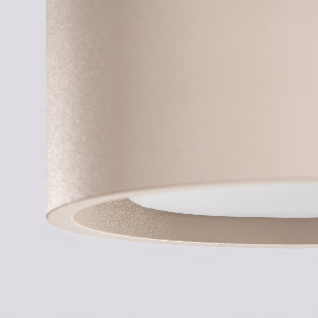 Plafonnier Modo 2 aluminium taupe Gx53, vue 5