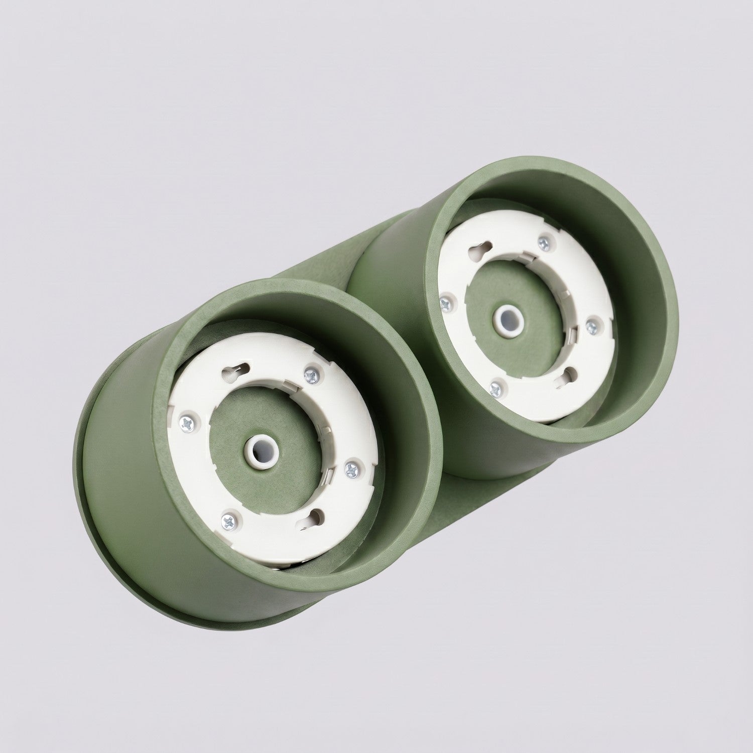 Plafonnier Modo 2 aluminium vert olive Gx53, vue 6