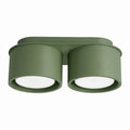Plafonnier Modo 2 aluminium vert olive Gx53