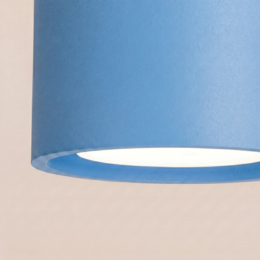 Plafonnier Modo 3 aluminium bleu azur Gx53, vue 4