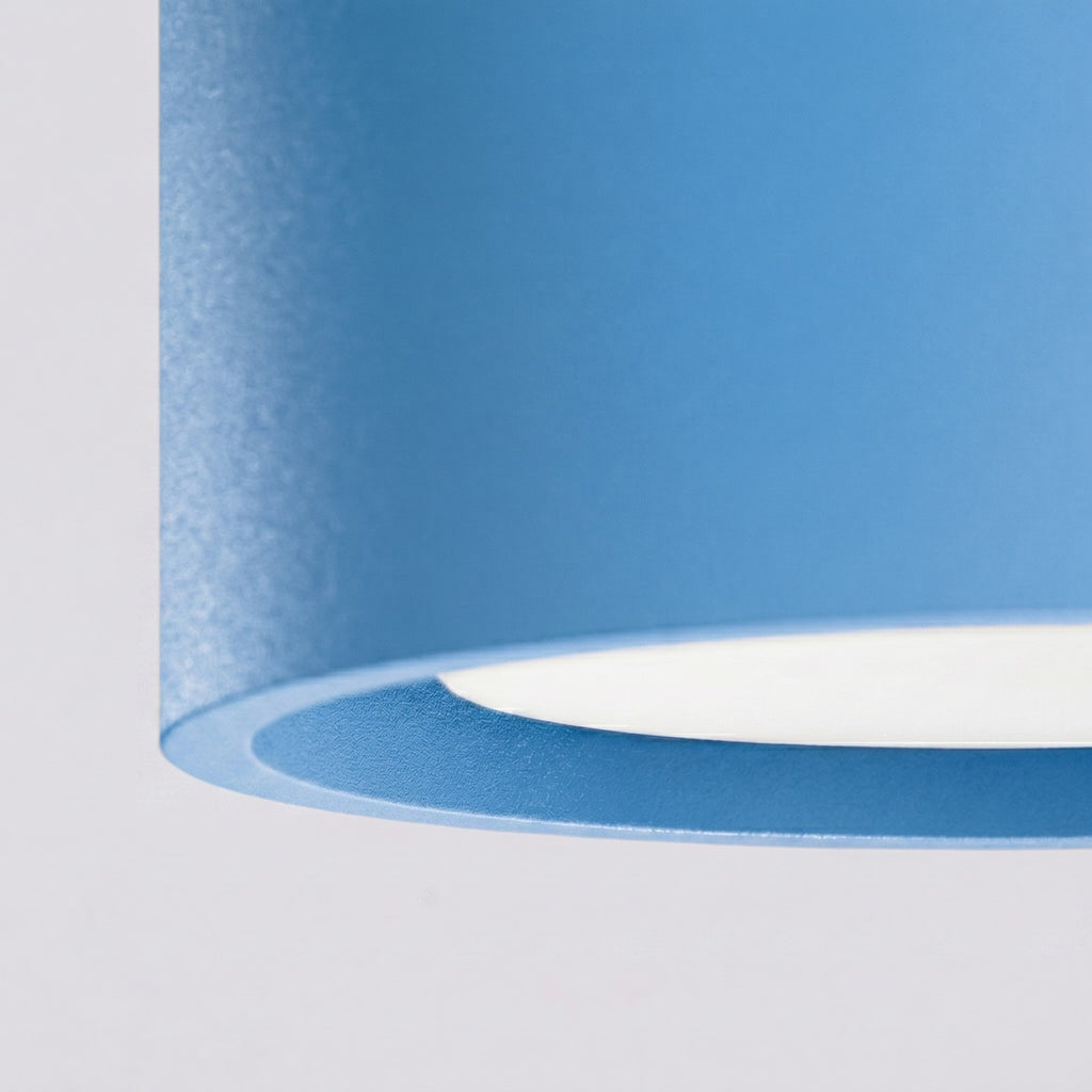 Plafonnier Modo 3 aluminium bleu azur Gx53, vue 5