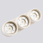 Plafonnier Modo 3 aluminium beige Gx53, vue 6