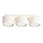 Plafonnier Modo 3 aluminium beige Gx53