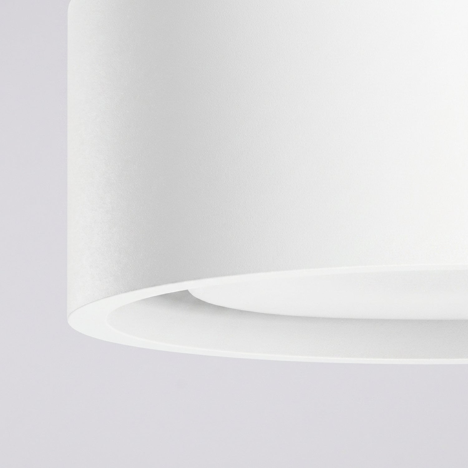 Plafonnier Modo 3 aluminium blanc Gx53, vue 5