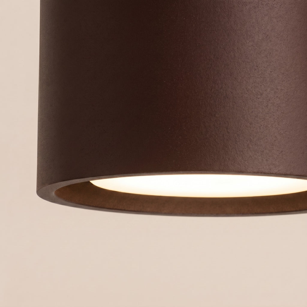 Plafonnier Modo 3 aluminium brun Gx53, vue 4