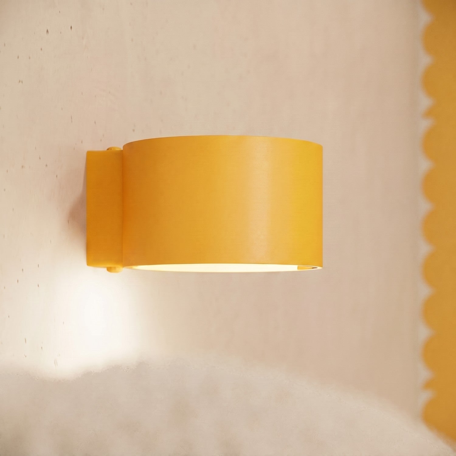 Plafonnier Modo 3 aluminium jaune Gx53, vue 15
