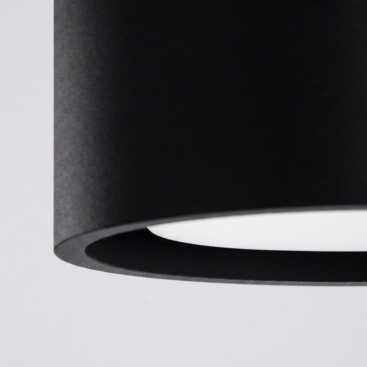 Plafonnier Modo 3 aluminium noir Gx53, vue 5