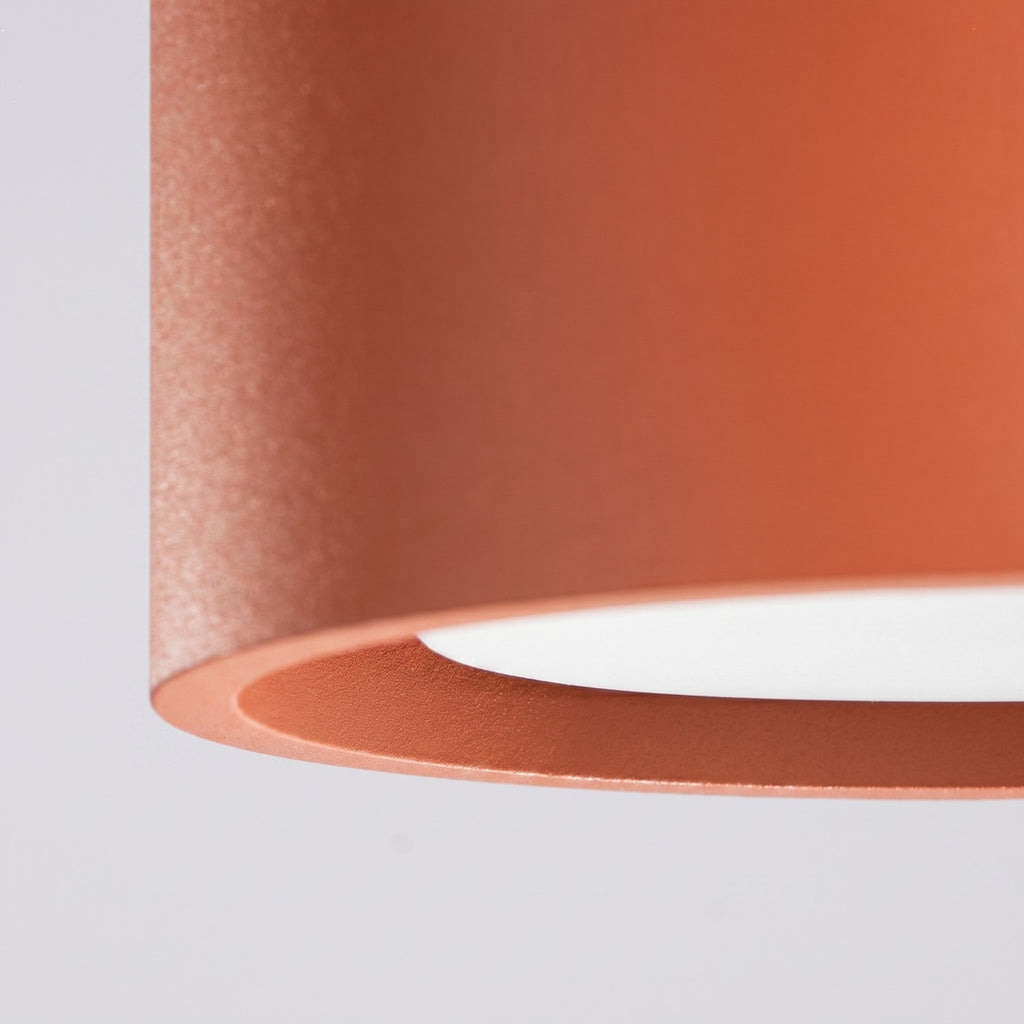 Plafonnier Modo 3 aluminium ocre rouge Gx53, vue 5