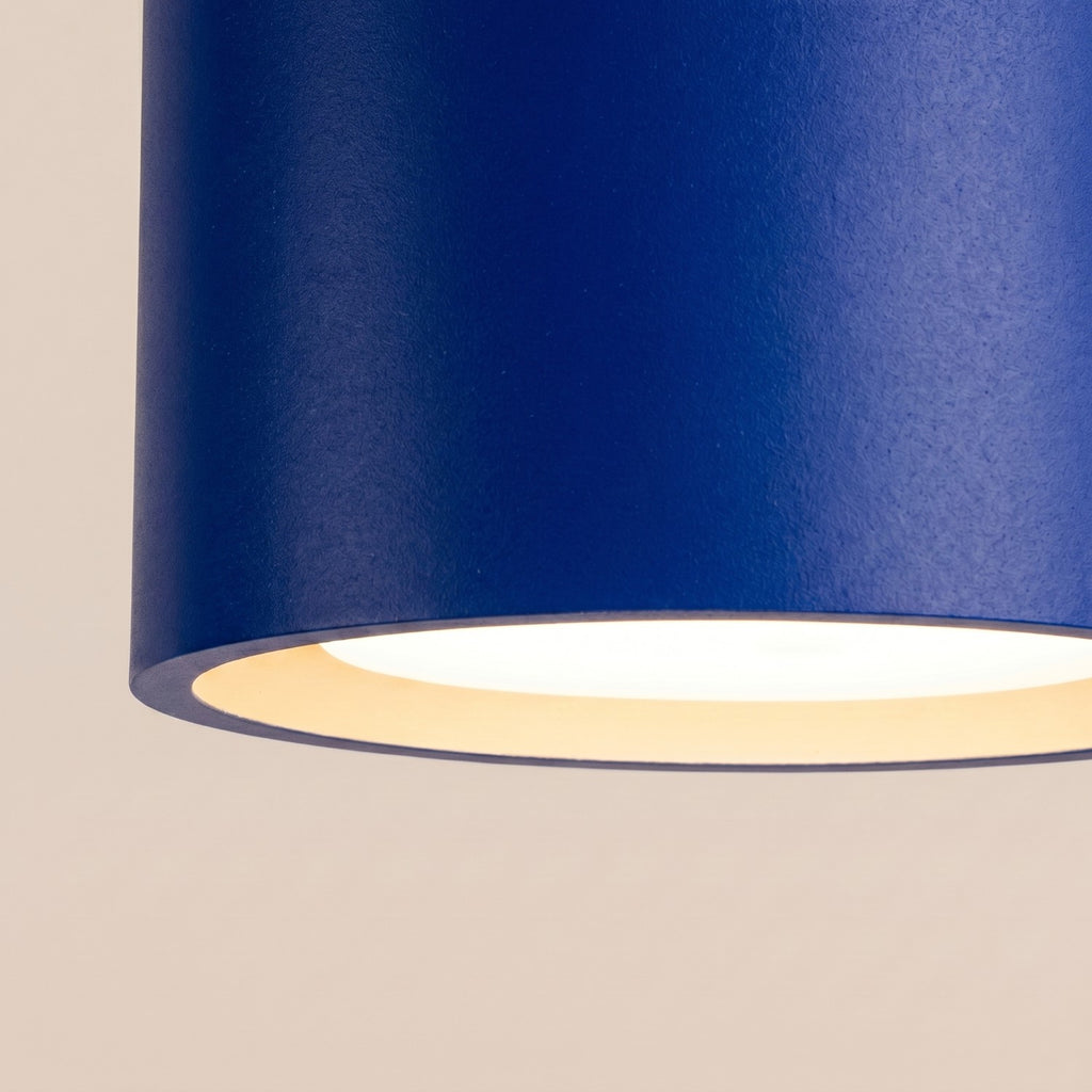 Plafonnier Modo 3 aluminium bleu outremer Gx53, vue 4