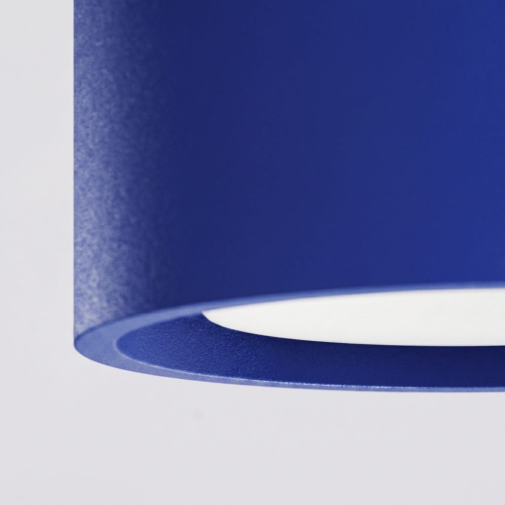 Plafonnier Modo 3 aluminium bleu outremer Gx53, vue 5