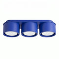 Plafonnier Modo 3 aluminium bleu outremer Gx53