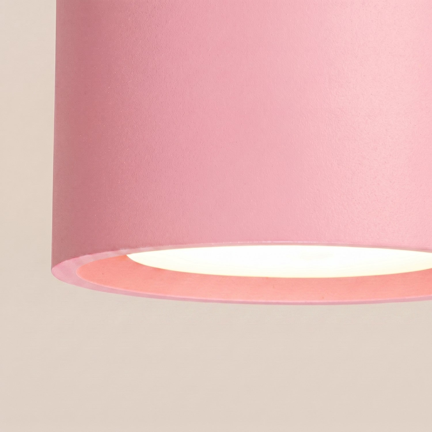 Plafonnier Modo 3 aluminium rose Gx53, vue 4
