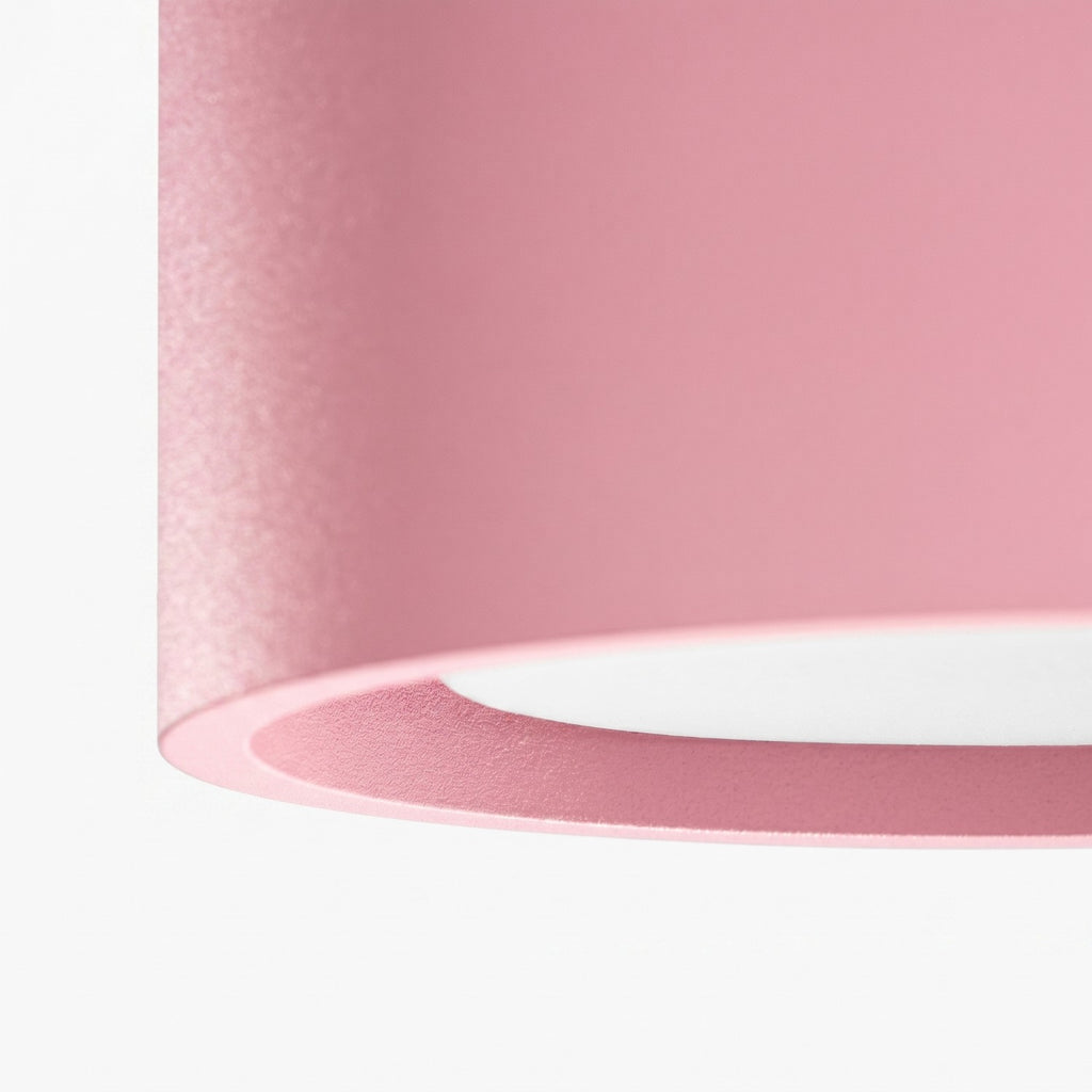 Plafonnier Modo 3 aluminium rose Gx53, vue 5